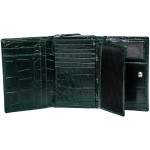 Dámská kožená peněženka SEGALI 910 19 9510 zelená