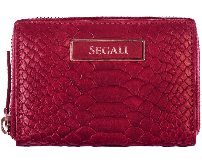 Dámská kožená peněženka SEGALI 910 19 489 růžová
