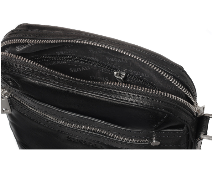 Pánská taška kožená SEGALI 346 černý