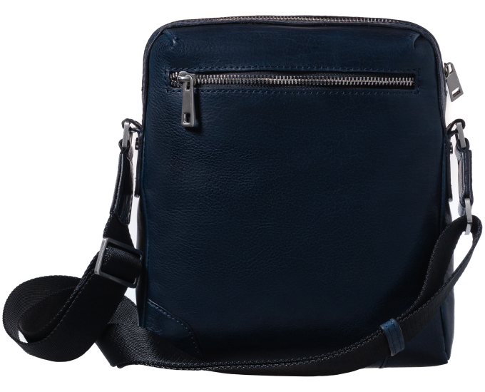 Pánský kožený crossbag SEGALI 346 tm. modrý