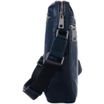 Pánský kožený crossbag SEGALI 346 tm. modrý