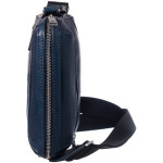 Pánský kožený crossbag SEGALI 346 tm. modrý