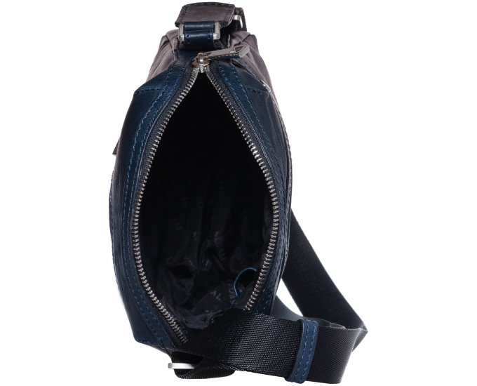 Pánský kožený crossbag SEGALI 346 tm. modrý