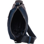 Pánský kožený crossbag SEGALI 346 tm. modrý