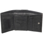 Dámská kožená peněženka SEGALI 100 černá/hnědá WO