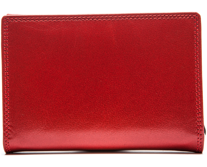 Dámská kožená peněženka SEGALI 100 B červená