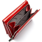Dámská kožená peněženka SEGALI 100 B červená