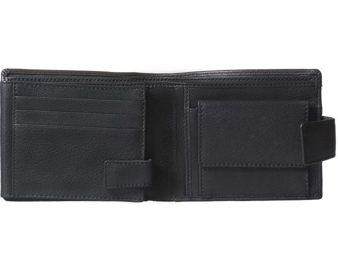 Pánská peněženka kožená SEGALI 01299 černá/hnědá
