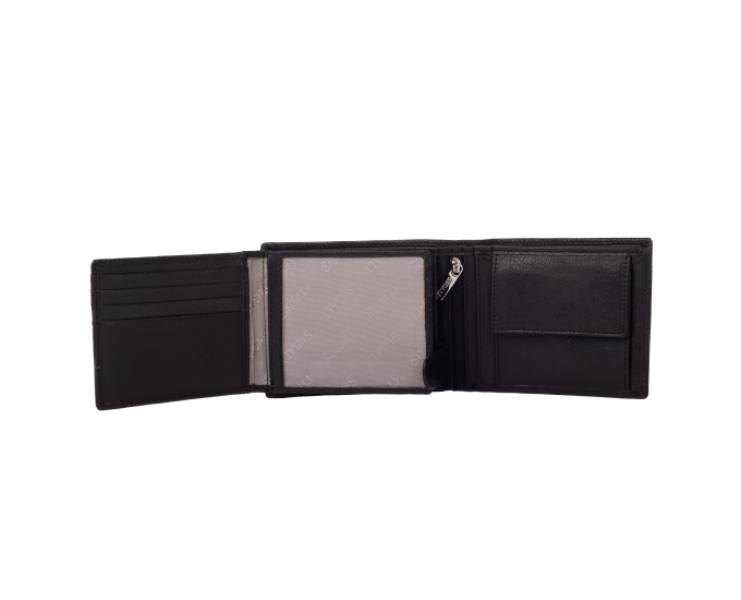 Pánská kožená peněženka SEGALI 103 A černá