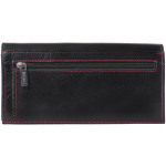 Dámská kožená peněženka SEGALI 2025 A černá/červená