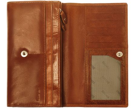 Dámská peněženka kožená SEGALI 28 koňaková
