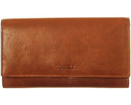 Dámská peněženka kožená SEGALI 28 koňaková