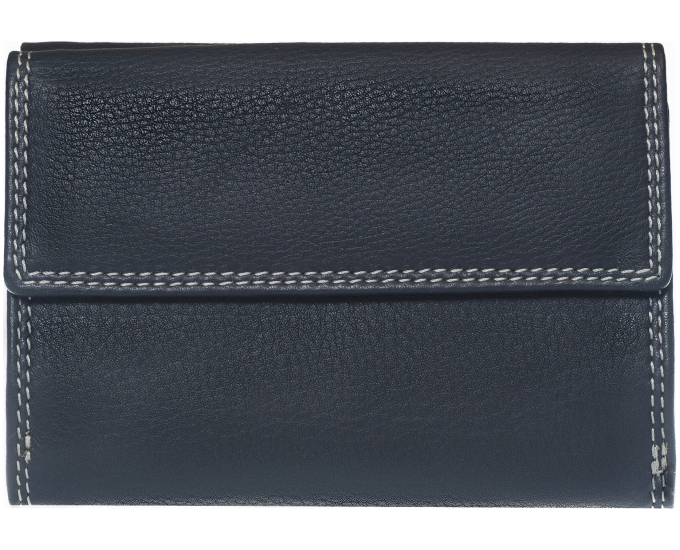 Dámská kožená peněženka SEGALI SG 7023 modrá