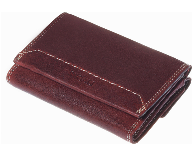 Dámská kožená peněženka SEGALI SG 7023 červená