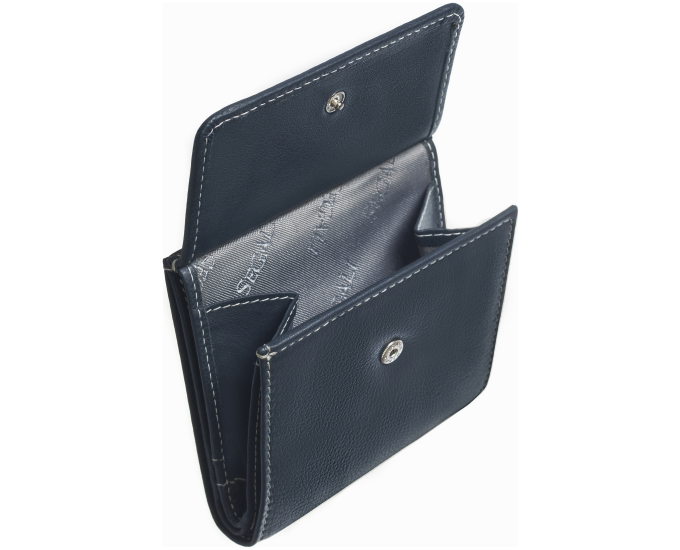 Dámská kožená peněženka SEGALI 661337 modrá