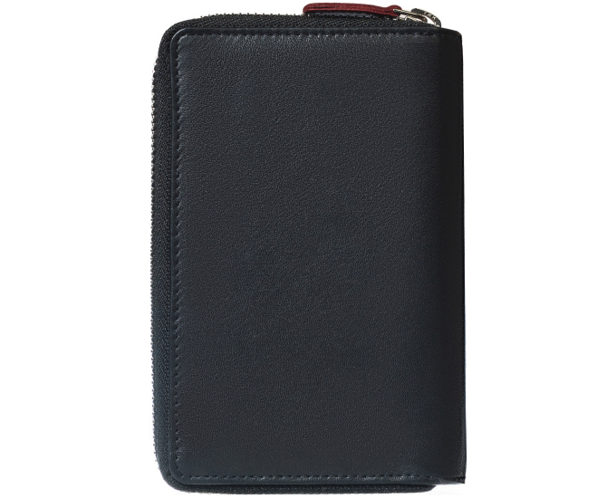 Dámská kožená peněženka SEGALI 1619 B černá/červená