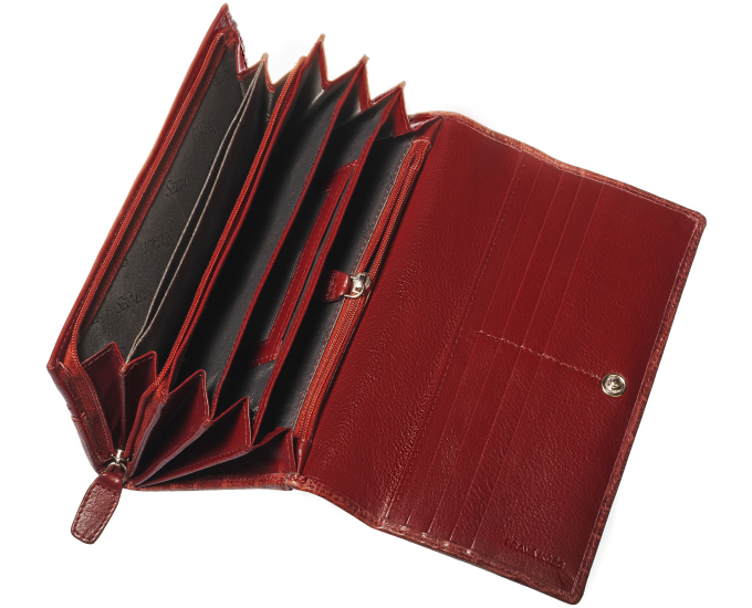 Dámská kožená peněženka SEGALI SG 7017 fuchsia