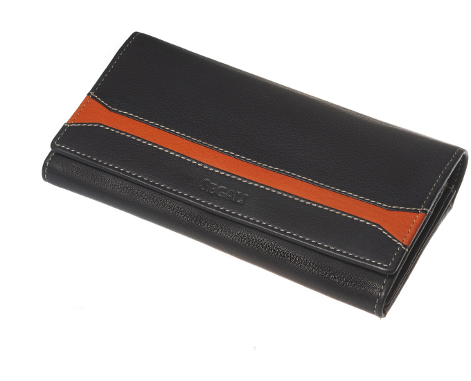 Dámská kožená peněženka SEGALI 60225 modrá