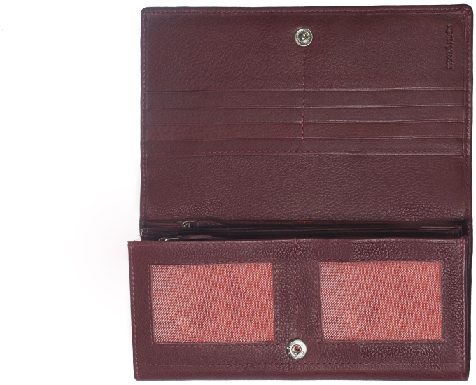 Dámská kožená peněženka SEGALI 6843/C02 portwine