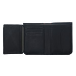 Pánská kožená peněženka SEGALI 4991 černá/oranžová