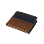 Pánská peněženka kožená SEGALI 80892 koňak/modrá