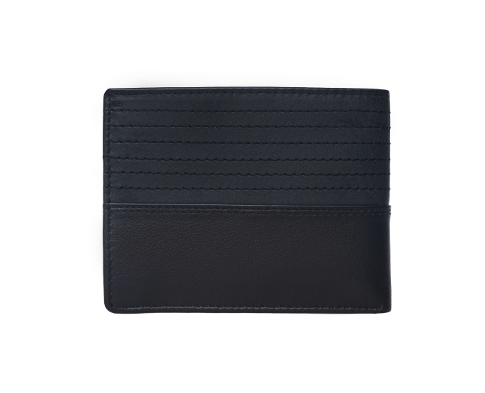 Pánská kožená peněženka SEGALI 80894 černá/šedá