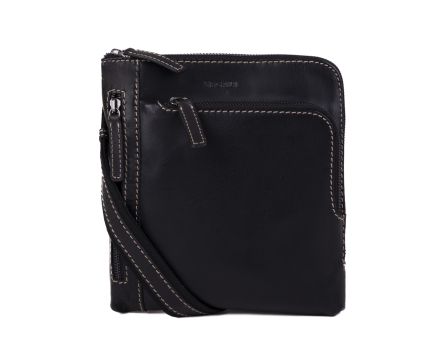 Pánská kožená taška přes rameno SEGALI 25579 černá