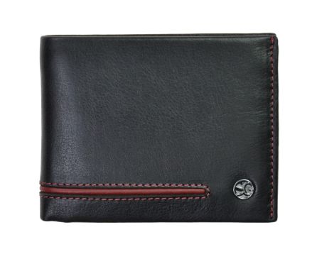 Pánská peněženka kožená SEGALI 753 115 026 černá/červená