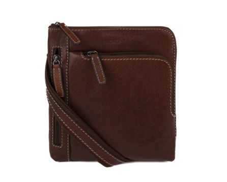 Pánská kožená taška přes rameno SEGALI 25579 hnědá