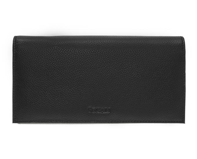 Číšnická peněženka kožená SEGALI 7025 A černá