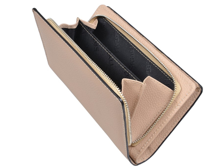 Dámská kožená peněženka SEGALI 7051 E béžová