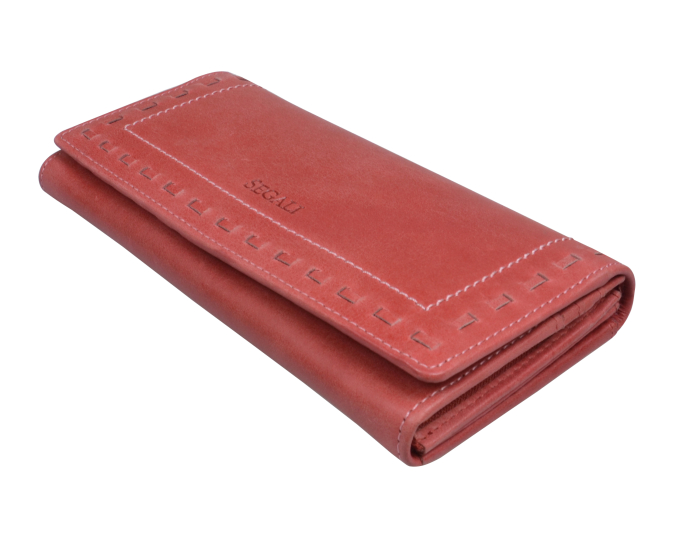 Dámská kožená peněženka SEGALI 7052 červená