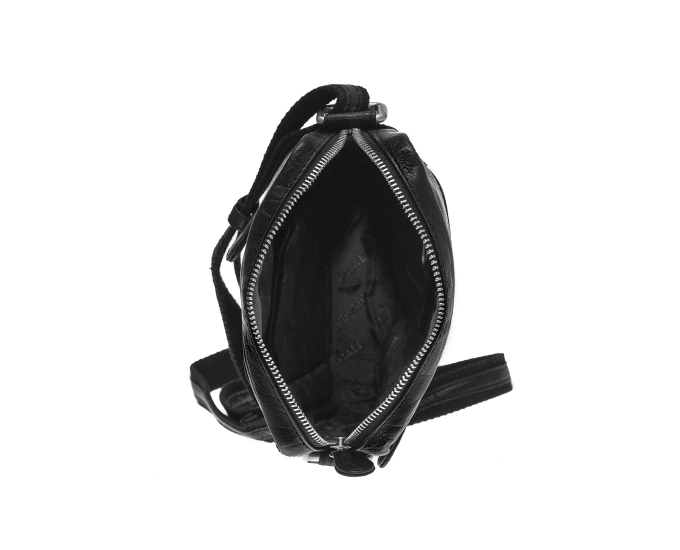 Pánský kožený crossbag SEGALI 7016 černý