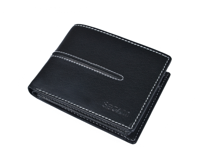 Pánská kožená peněženka s RFID SEGALI 7105 černá