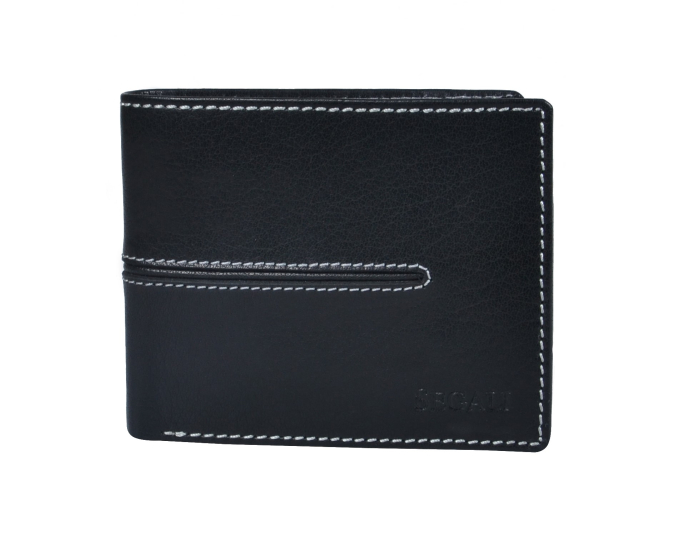 Pánská kožená peněženka s RFID SEGALI 7105 černá