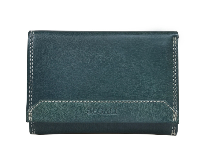 Dámská kožená peněženka SEGALI 7023 Z zelená