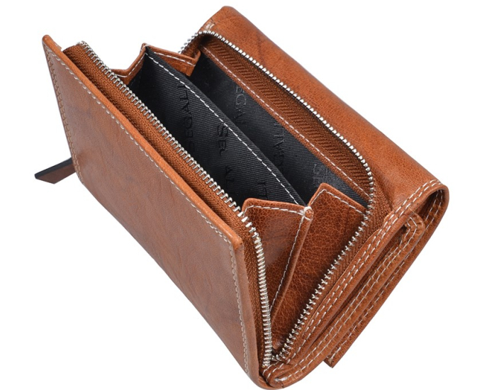 Dámská peněženka kožená SEGALI 7023 Z tan
