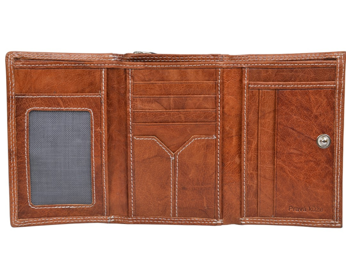 Dámská peněženka kožená SEGALI 7023 Z tan