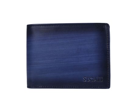 Pánská peněženka kožená SEGALI 929 204 2071 modrá/černá