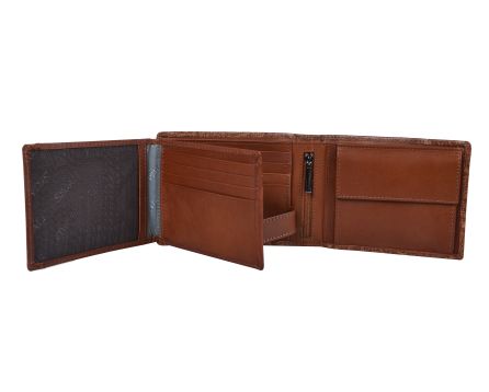 Pánská peněženka kožená SEGALI 950 114 2007 hnědá