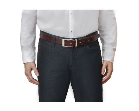 Pánský opasek kožený SEGALI 35/100/19 hnědý