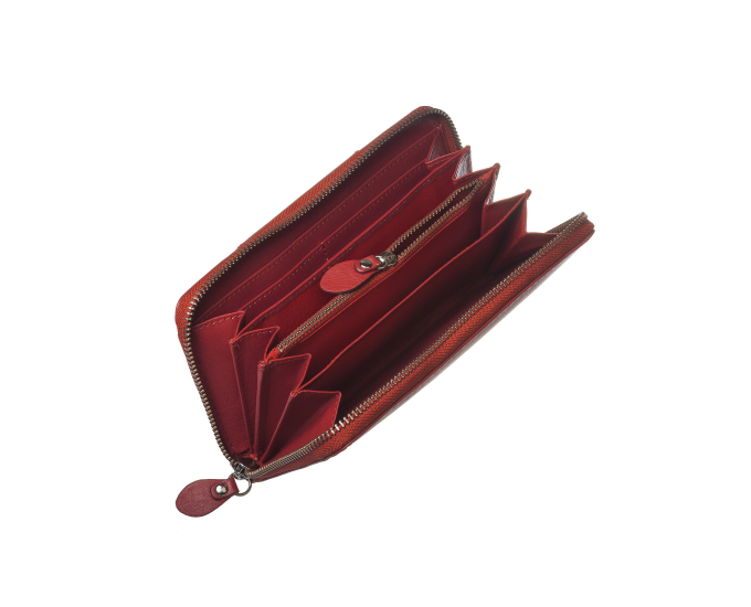 Dámská kožená peněženka SEGALI 4989 červená