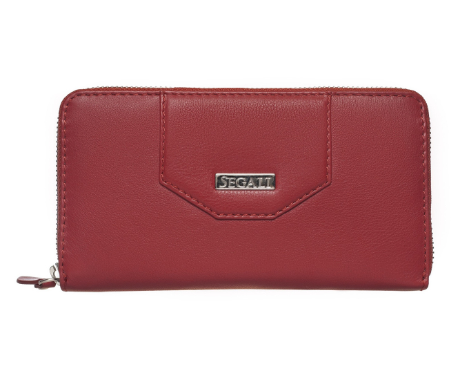 Dámská kožená peněženka SEGALI 4989 červená