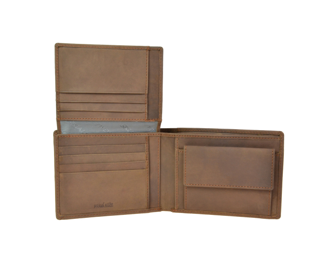 Pánská peněženka kožená SEGALI 614826 A hnědá