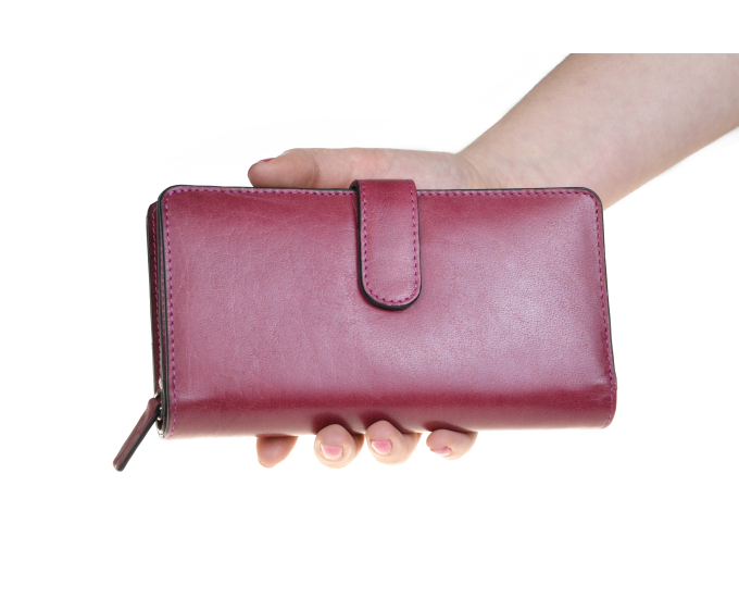 Dámská peněženka kožená SEGALI 3489 magenta