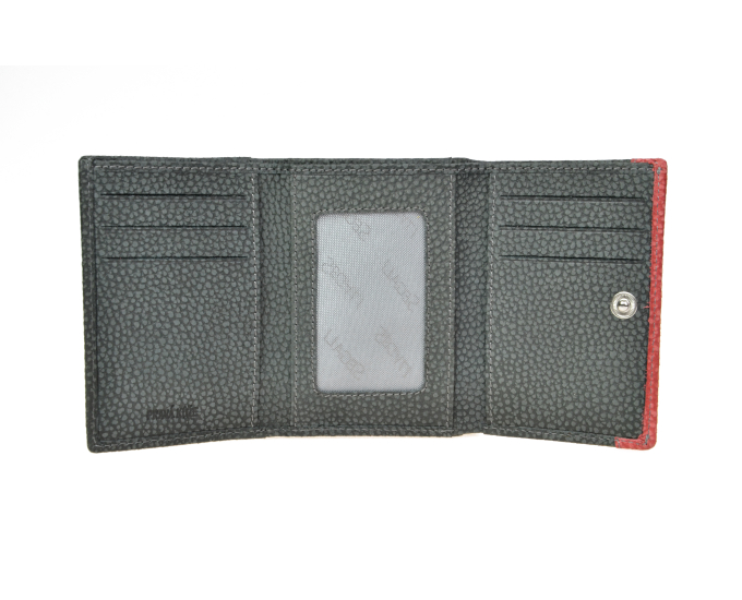 Dámská kožená peněženka SEGALI 61420 W černá/červená