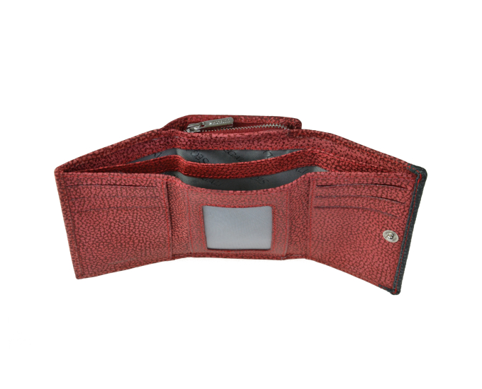 Dámská kožená peněženka SEGALI 61420 W červená/černá