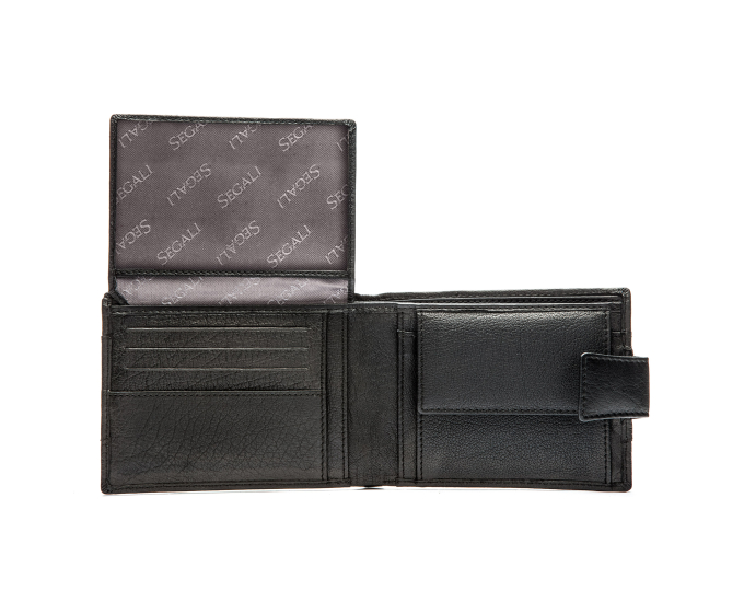 Pánská kožená peněženka SEGALI 61325 černá