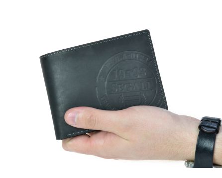 Pánská peněženka kožená SEGALI 614826 A černá