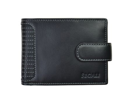 Pánská peněženka kožená SEGALI 572 665 005 C černá